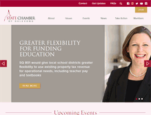 Tablet Screenshot of okstatechamber.com